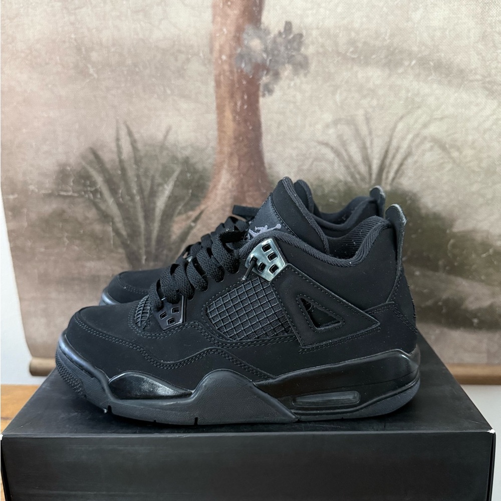 Size 4.5Y Jordan 4 Black Cat
